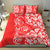Custom Hawaii Kauai Island Bedding Set Hibiscus Pattern Seamless Tribal Simple Red LT03 - Polynesian Pride