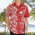 Custom Hawaii Kauai Island Hawaiian Shirt Hibiscus Pattern Seamless Tribal Simple Red LT03 - Polynesian Pride