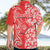 Custom Hawaii Kauai Island Hawaiian Shirt Hibiscus Pattern Seamless Tribal Simple Red LT03 - Polynesian Pride