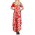 Custom Hawaii Kauai Island Summer Maxi Dress Hibiscus Pattern Seamless Tribal Simple Red LT03 - Polynesian Pride