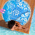 Hawaii Kauai Island Beach Blanket Hibiscus Pattern Seamless Tribal Simple Blue LT03 - Wonder Print Shop