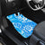 Hawaii Kauai Island Car Mats Hibiscus Pattern Seamless Tribal Simple Blue LT03 - Polynesian Pride