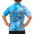 Hawaii Kauai Island Hawaiian Shirt Hibiscus Pattern Seamless Tribal Simple Blue LT03 - Polynesian Pride