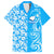 Custom Hawaii Kauai Island Hawaiian Shirt Hibiscus Pattern Seamless Tribal Simple Blue LT03 Blue - Polynesian Pride