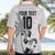 Custom Fiji Rugby Pacific Champions 2024 Hawaiian Shirt Anniversary 7 Titles - Fijians Rugby and Tapa Hibiscus White Art