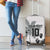 Custom Fiji Rugby Pacific Champions 2024 Luggage Cover Anniversary 7 Titles - Fijians Rugby and Tapa Hibiscus White Art