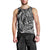 Hawaiian Whales Polynesian Art Motifs Men Tank Top Black Color - Polynesian Pride