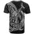 Hawaiian Whales Polynesian Art Motifs T Shirt Black Color - Polynesian Pride
