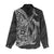 Hawaiian Whales Polynesian Art Motifs Women Casual Shirt Black Color - Polynesian Pride