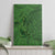 Hawaiian Whales Polynesian Art Motifs Canvas Wall Art Green Color - Polynesian Pride