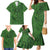 Hawaiian Whales Polynesian Art Motifs Family Matching Mermaid Dress and Hawaiian Shirt Green Color - Polynesian Pride