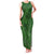 Hawaiian Whales Polynesian Art Motifs Family Matching Tank Maxi Dress and Hawaiian Shirt Green Color - Polynesian Pride