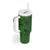 Hawaiian Whales Polynesian Art Motifs Tumbler With Handle Green Color - Polynesian Pride