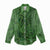 Hawaiian Whales Polynesian Art Motifs Women Casual Shirt Green Color - Polynesian Pride