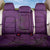 Hawaiian Whales Polynesian Art Motifs Back Car Seat Cover Purple Color - Polynesian Pride