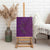 Hawaiian Whales Polynesian Art Motifs Canvas Wall Art Purple Color - Polynesian Pride