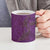 Hawaiian Whales Polynesian Art Motifs Ceramic Mug Purple Color - Polynesian Pride