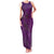 Hawaiian Whales Polynesian Art Motifs Family Matching Tank Maxi Dress and Hawaiian Shirt Purple Color - Polynesian Pride