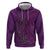 Hawaiian Whales Polynesian Art Motifs Hoodie Purple Color - Polynesian Pride