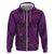 Hawaiian Whales Polynesian Art Motifs Hoodie Purple Color - Polynesian Pride