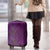 Hawaiian Whales Polynesian Art Motifs Luggage Cover Purple Color - Polynesian Pride