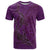 Hawaiian Whales Polynesian Art Motifs T Shirt Purple Color - Polynesian Pride