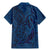 Hawaiian Whales Polynesian Art Motifs Family Matching Mermaid Dress and Hawaiian Shirt Blue Color - Polynesian Pride