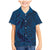 Hawaiian Whales Polynesian Art Motifs Family Matching Mermaid Dress and Hawaiian Shirt Blue Color - Polynesian Pride