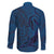 Hawaiian Whales Polynesian Art Motifs Family Matching Summer Maxi Dress and Hawaiian Shirt Blue Color - Polynesian Pride
