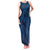 Hawaiian Whales Polynesian Art Motifs Family Matching Tank Maxi Dress and Hawaiian Shirt Blue Color - Polynesian Pride