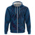 Hawaiian Whales Polynesian Art Motifs Hoodie Blue Color - Polynesian Pride