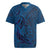 Hawaiian Whales Polynesian Art Motifs Rugby Jersey Blue Color - Polynesian Pride