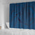 Hawaiian Whales Polynesian Art Motifs Shower Curtain Blue Color - Polynesian Pride