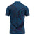 Hawaiian Whales Polynesian Art Motifs Zipper Polo Shirt Blue Color - Polynesian Pride