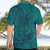 Hawaiian Whales Polynesian Art Motifs Hawaiian Shirt Turquoise Color - Polynesian Pride