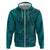 Hawaiian Whales Polynesian Art Motifs Hoodie Turquoise Color - Polynesian Pride
