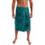 Hawaiian Whales Polynesian Art Motifs Lavalava Turquoise Color - Polynesian Pride