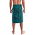Hawaiian Whales Polynesian Art Motifs Lavalava Turquoise Color - Polynesian Pride