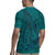 Hawaiian Whales Polynesian Art Motifs Rugby Jersey Turquoise Color - Polynesian Pride
