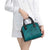 Hawaiian Whales Polynesian Art Motifs Shoulder Handbag Turquoise Color - Polynesian Pride