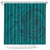 Hawaiian Whales Polynesian Art Motifs Shower Curtain Turquoise Color - Polynesian Pride