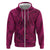 Hawaiian Whales Polynesian Art Motifs Hoodie Pink Color - Polynesian Pride