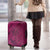 Hawaiian Whales Polynesian Art Motifs Luggage Cover Pink Color - Polynesian Pride