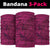 Hawaiian Whales Polynesian Art Motifs Neck Gaiter Pink Color - Polynesian Pride
