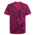 Hawaiian Whales Polynesian Art Motifs Rugby Jersey Pink Color - Polynesian Pride