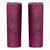 Hawaiian Whales Polynesian Art Motifs Skinny Tumbler Pink Color - Polynesian Pride