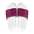 Hawaiian Whales Polynesian Art Motifs Slide Sandals Pink Color - Polynesian Pride
