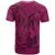 Hawaiian Whales Polynesian Art Motifs T Shirt Pink Color - Polynesian Pride