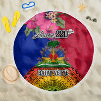 Haiti Battle of Vertieres Beach Blanket The Haitian Revolution 220th Anniversary Polynesian Style LT03 One Size 150cm Red - Polynesian Pride
