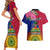 Haiti Battle of Vertieres Couples Matching Short Sleeve Bodycon Dress and Hawaiian Shirt The Haitian Revolution 220th Anniversary Polynesian Style LT03 - Polynesian Pride